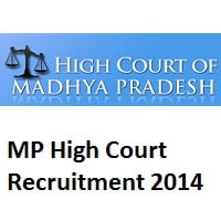 MP High Court Recruitment 2014