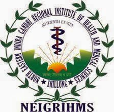 NEIGRIHMS Recruitment 2014