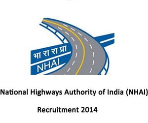 NHAI Recruitment 2014
