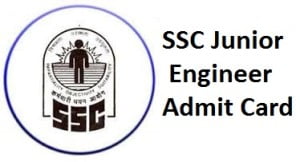 SSC JE Admit Card 2014