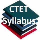 CTET Syllabus paper-I 2014