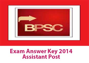 Assistant post Exam Answer Key