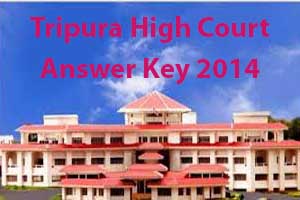 Tripura High Court Answer key