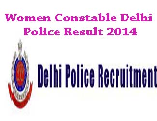 Women Constable Result 2014