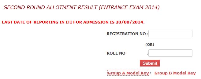 ITI Second Round Counselling 2014