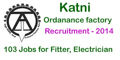 Ordanance factory ktni electrician machinist fitter job details