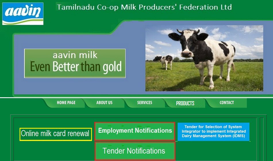 AAVIN Milk Job 2015
