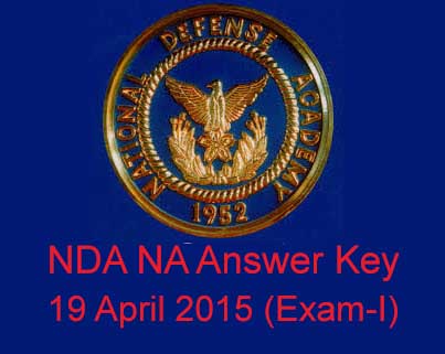 NDA answer key solution 19 April 2015