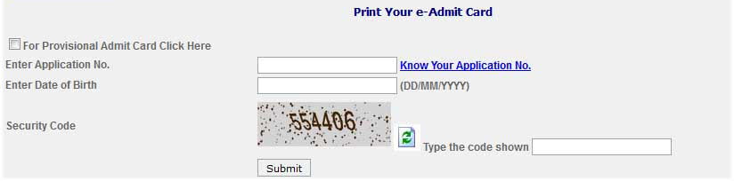 DSSSB Exam E-Admit Card May 2015