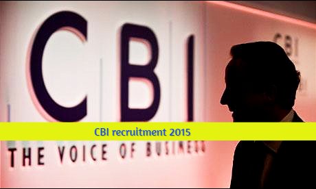 CBI Vacancies 2015