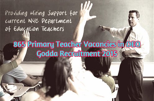 Godda teacher vacancies 2015