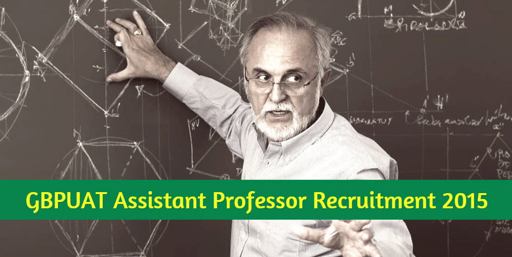 Assistant Professor vacancies 2015