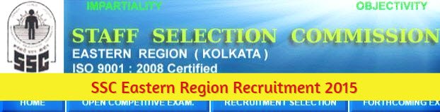 SSC ER Vacancies 2015