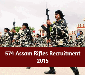 Assam Rifles Recruitment 2015