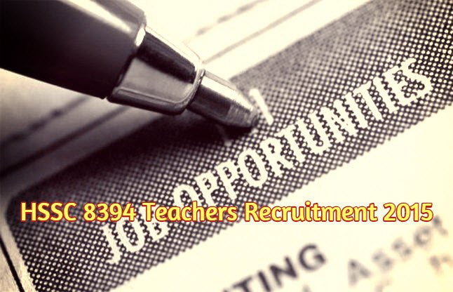 HSSC JOBS 2015-16