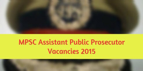 MPSC Assistant jobs 2015