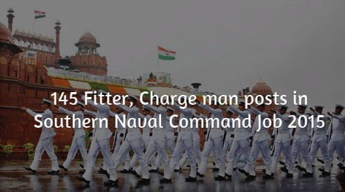 Fitter, Chargeman vacancies 2015