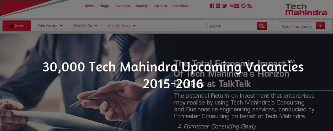 Tech Mahindra Job 2015-2016