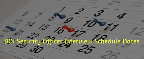 Security Officer Interview list 2015
