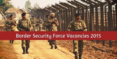 BSF vacancies 2015-16