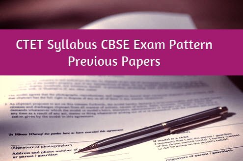 CTET Entrance Exam Syllabus 2015