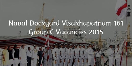 Naval Dockyard Group C vacancies 2015