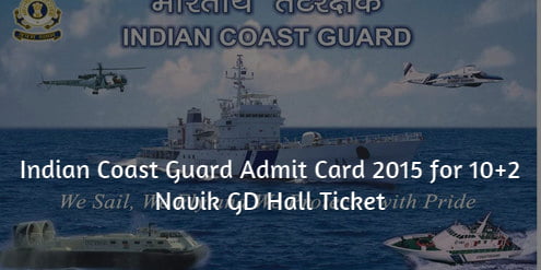 Navik GD Call Letter 2015-16