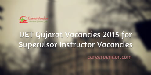 Gujarat Jobs 2015-16