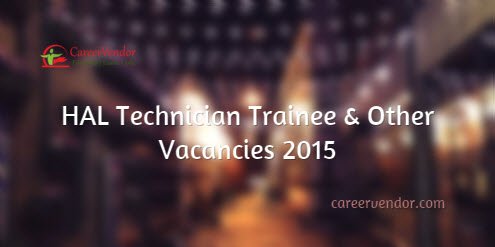 HAL Technician advertisement 2015