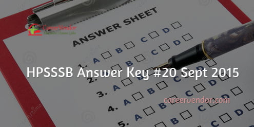 HPSSSB Solved sheet 2015