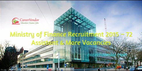 Ministry of Finance Vacancies 2015