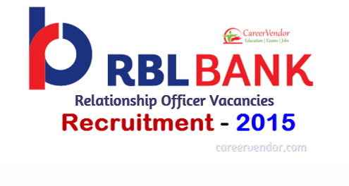 RBL Bank vacancies 2015