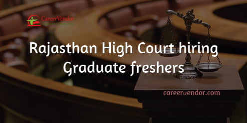 Rajasthan High Court advertisement 2015