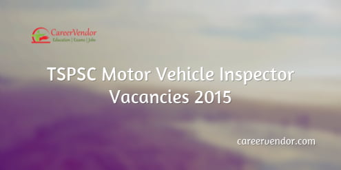 TSPSC advertisement 2015