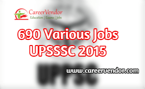 UPSSSC Recruitment 2015