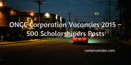 ONGC Scholarshipers advertisement 2015
