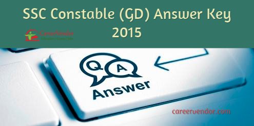 SSC GD Answer key 2015