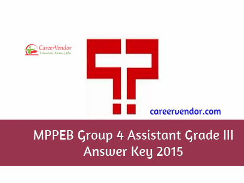 MPPEB Group 4 answer key 2015