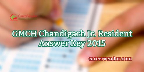 GMCH Chandigarh Jr. Resident Solved Papers 2015
