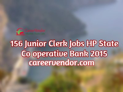 HP State Co operative Bank Recruitment 2015