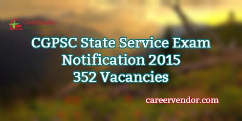 Chhattisgarh PSC State Service Exam 2015