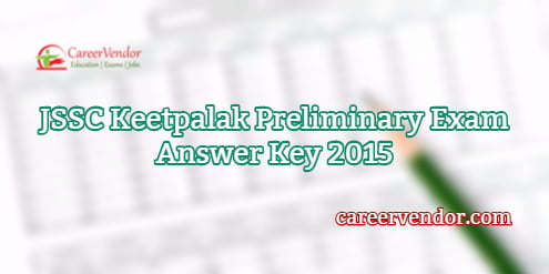 JSSC Keetpalak Answer Sheet 2015