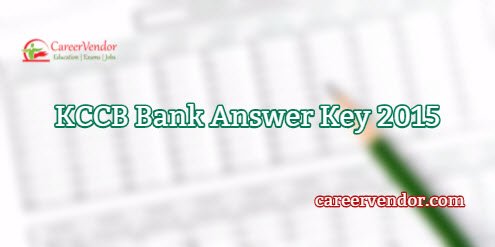 KCCB Bank Answer Sheet 2015
