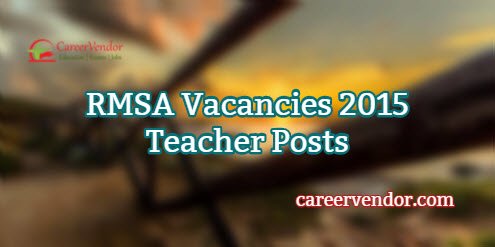 RMSA Jobs 2015 – Graduate Teacher Posts