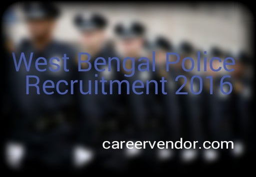 WB Police vacant post 2016