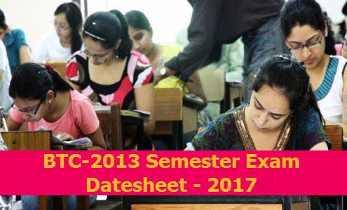 btc-2013 sem exam dates