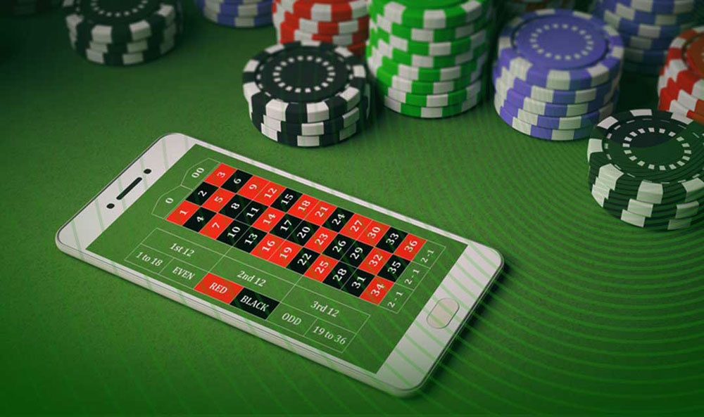 An ongoing online casino game