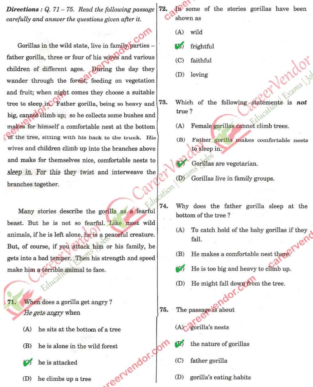 Allahabad High Court Steno Answer - Page 08