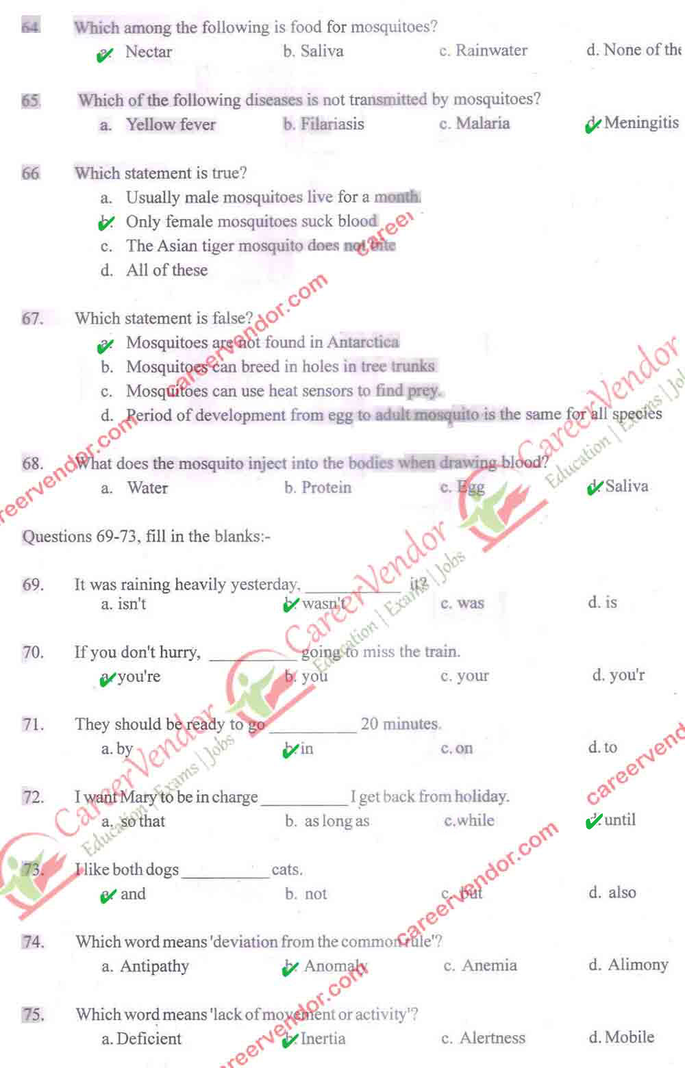 Delhi Post Office {DPO} Answer - Page 05