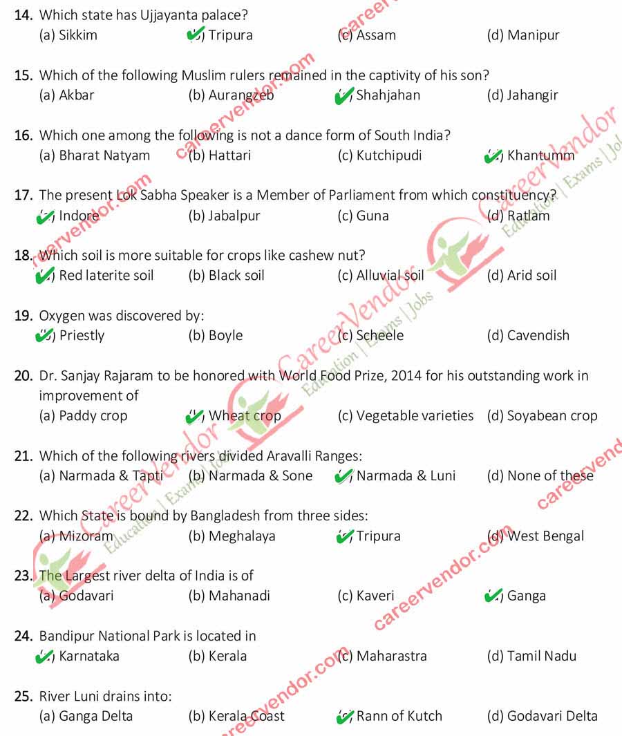 Himanchal Post office 2015 answer key - Page 2